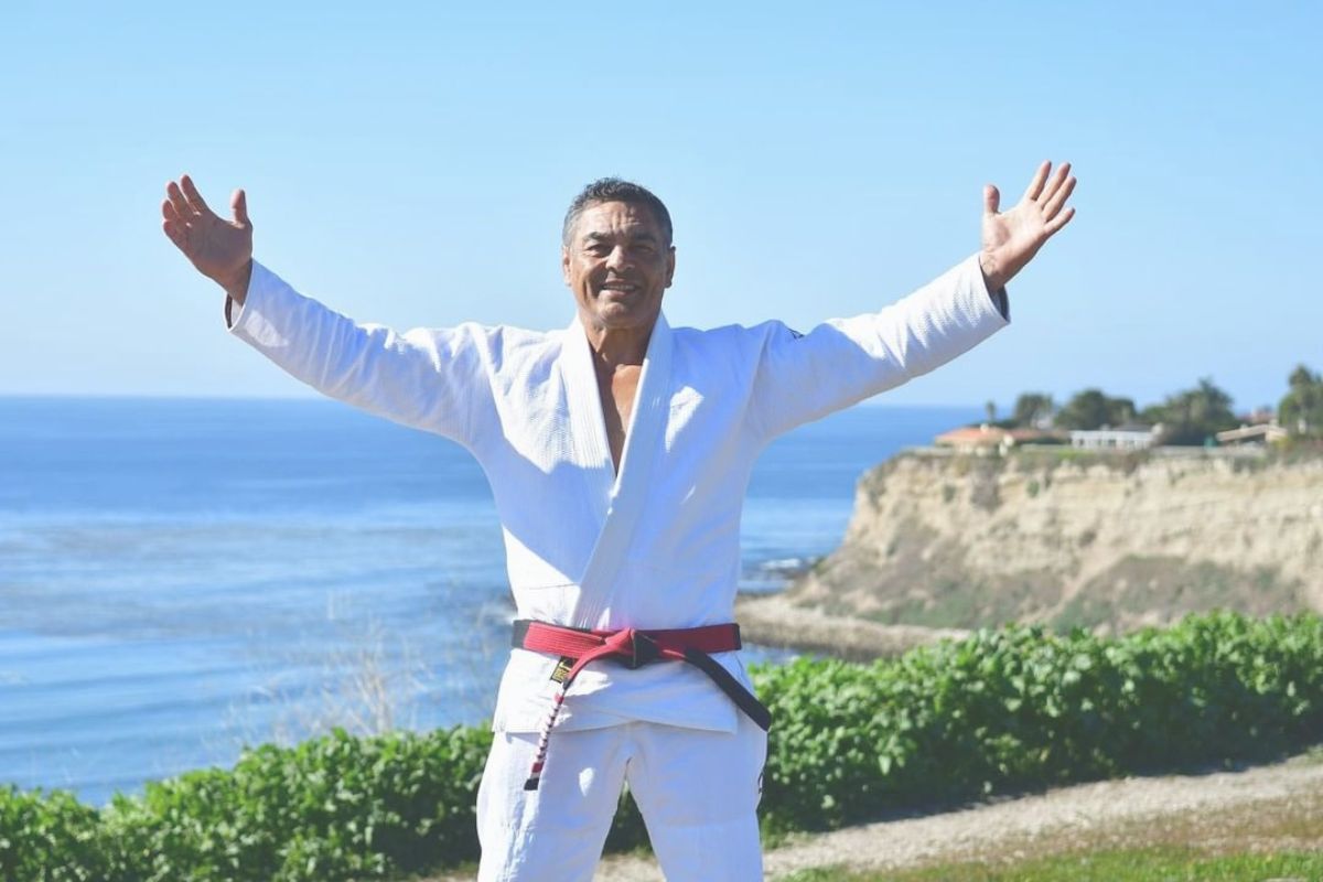 Rickson Gracie, a distinguished Coral Belt holder in Brazilian Jiu-Jitsu