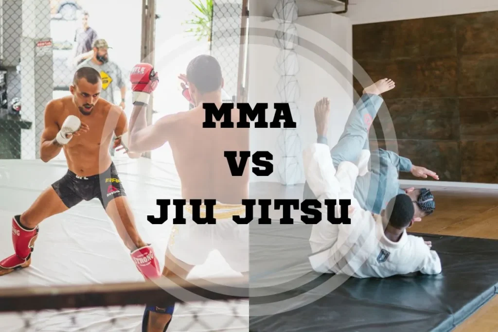 Display of distinct MMA and Jiu-Jitsu fighting styles